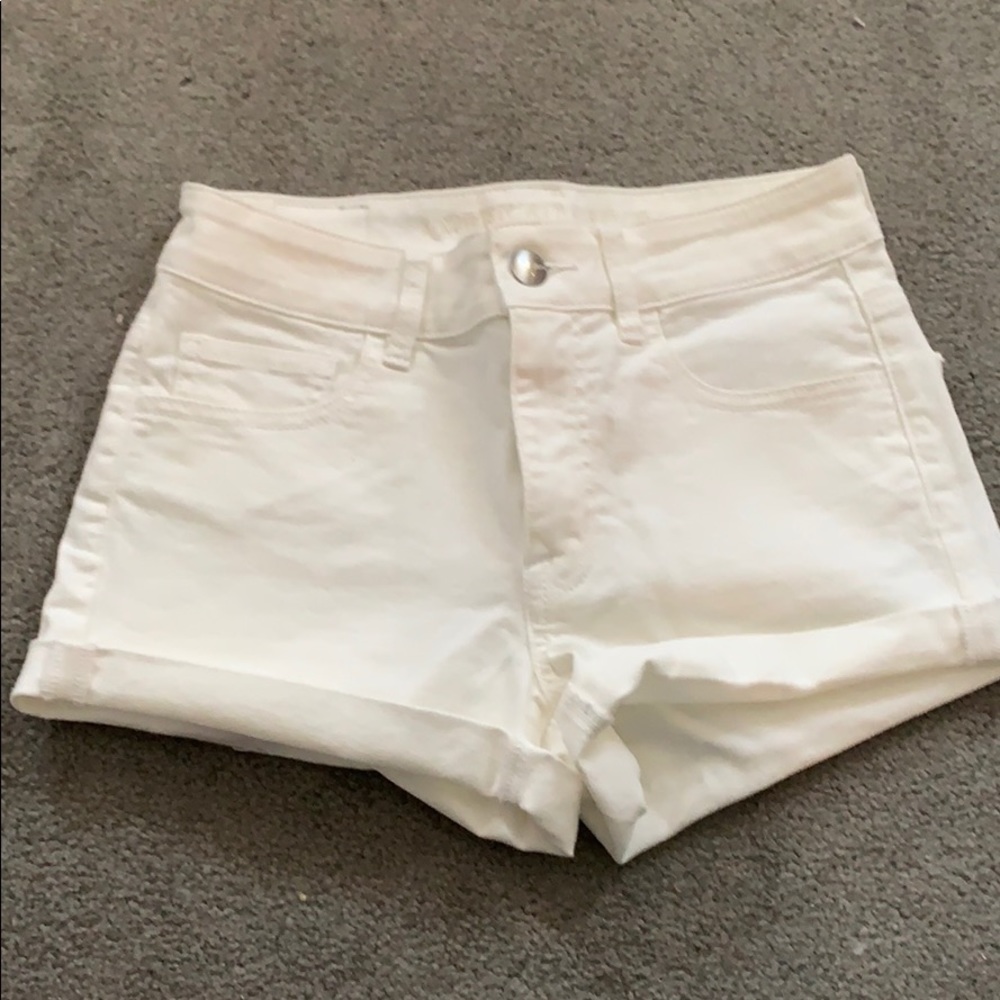 COPY - American eagle white high rise shorts
